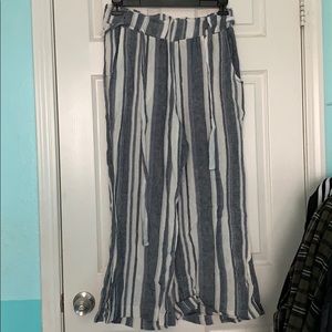 Striped Flowy Pants